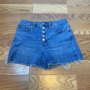 Madewell high rise denim shorts size 29